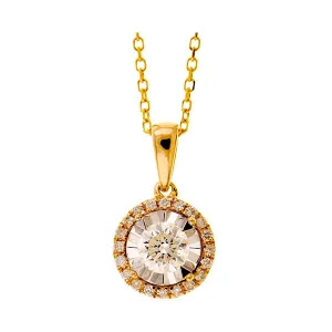 14KT Yellow Gold & Diamond Classic Book Neckwear Pendant  - 1/3 ctw