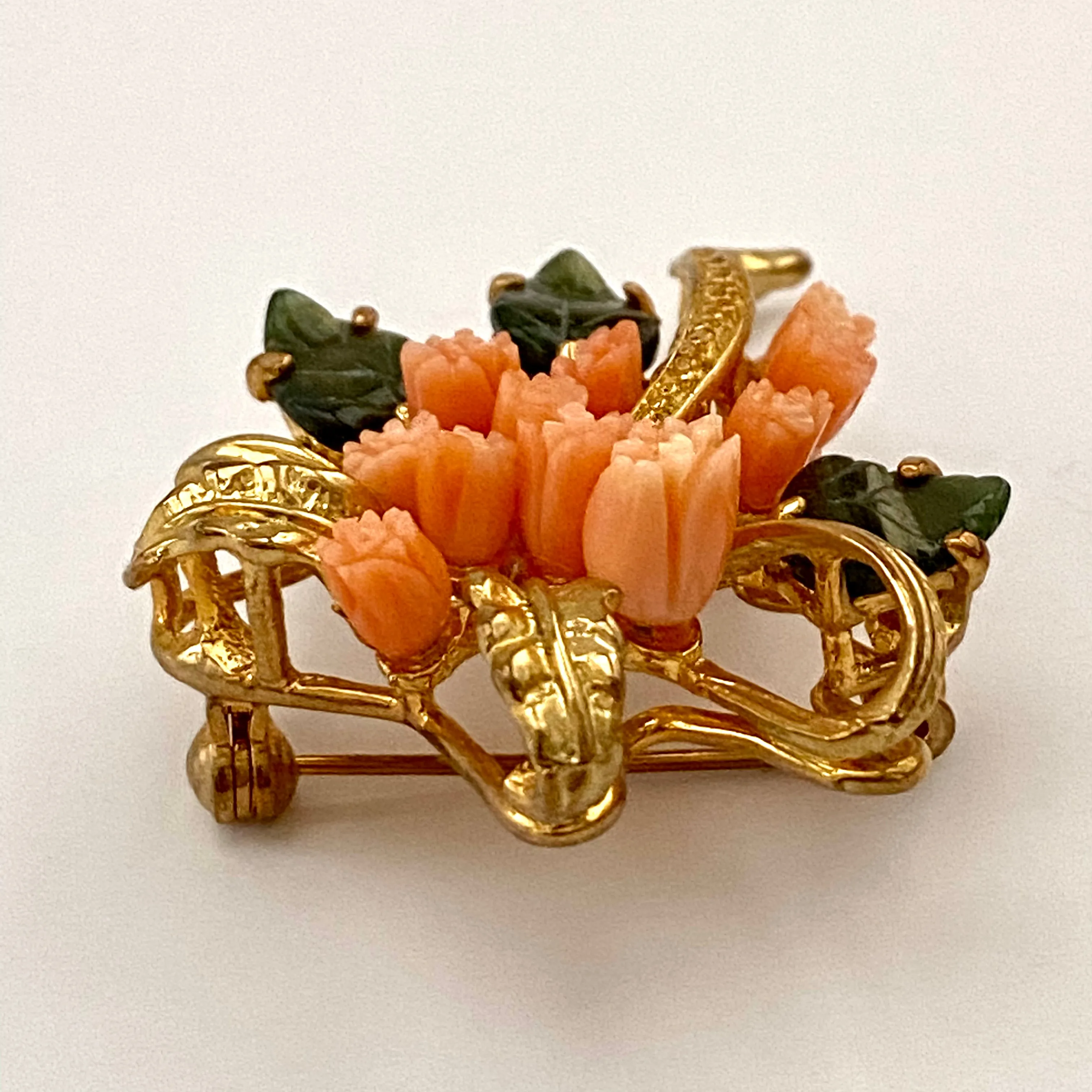 1950s Floral Bouquet Brooch