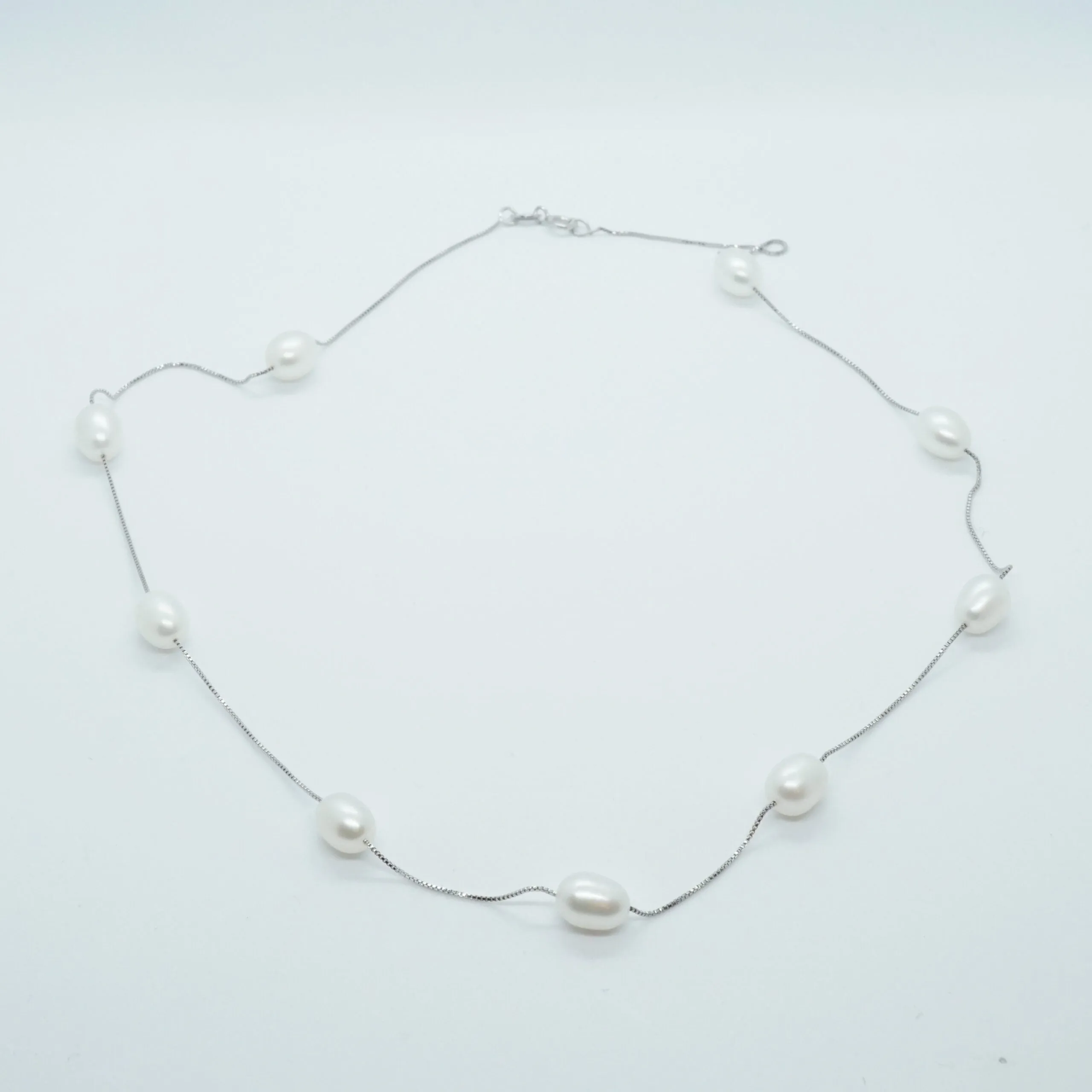 Adelina X - 925 Sterling Silver Freshwater Pearl Set