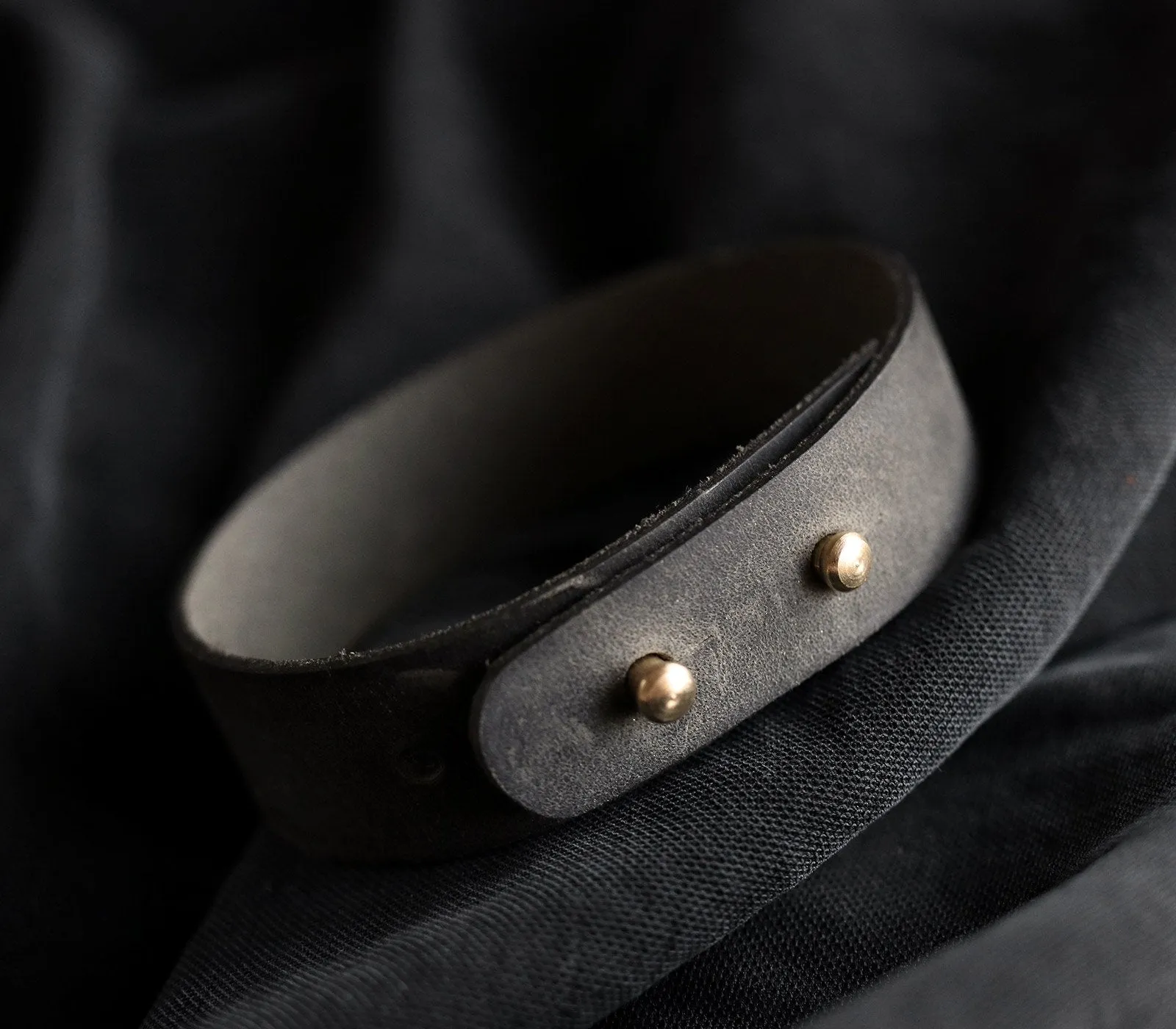 Adjustable Minimalist Leather Bracelet