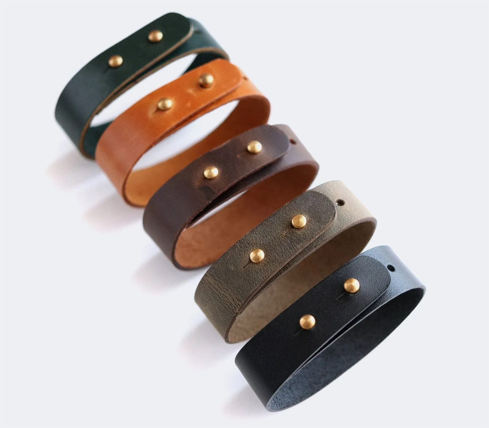 Adjustable Minimalist Leather Bracelet