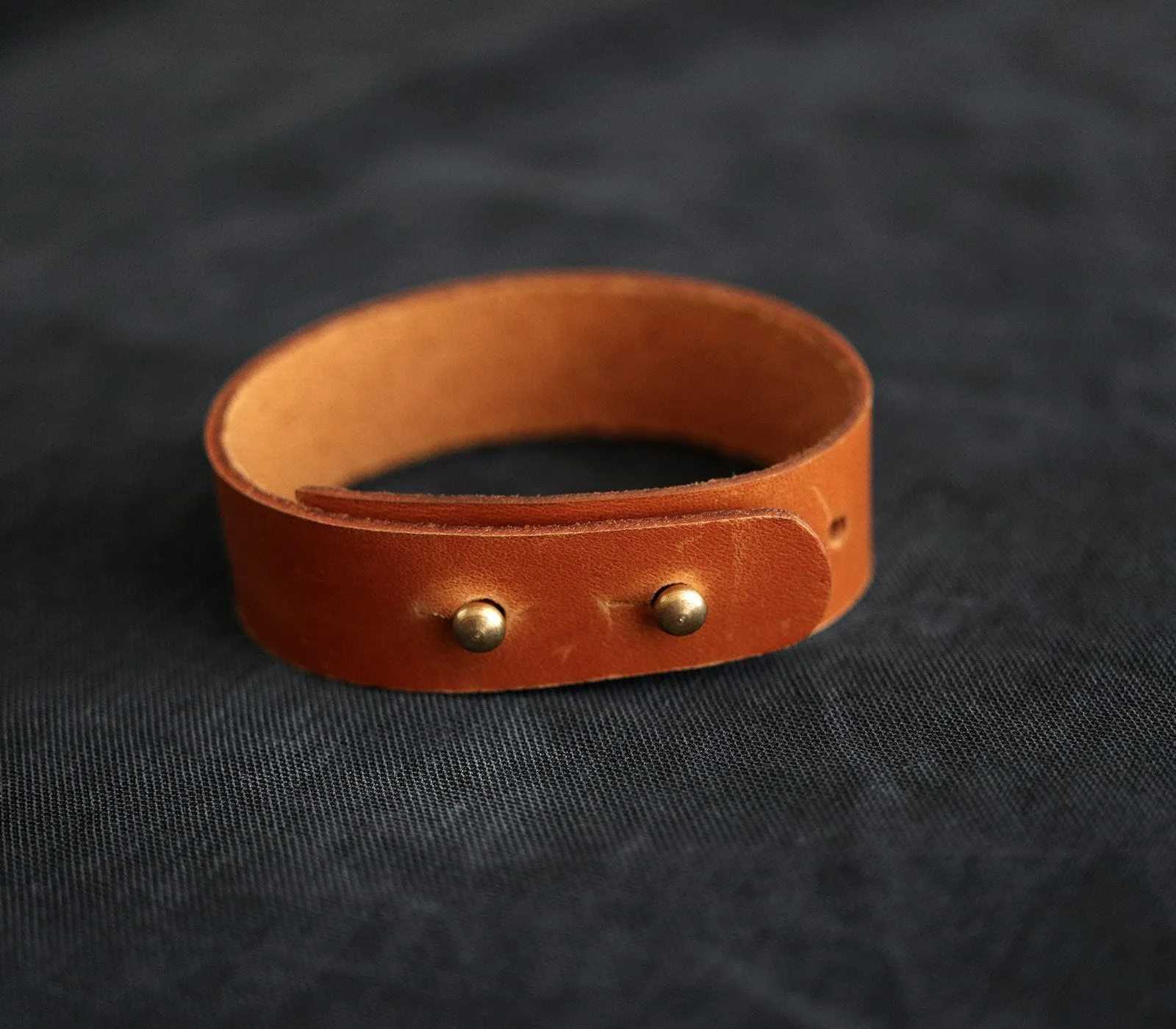 Adjustable Minimalist Leather Bracelet