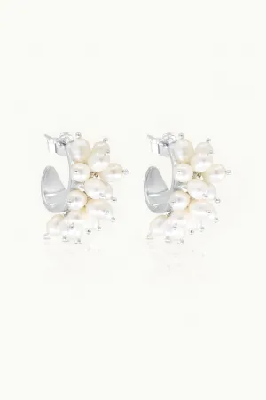 Annabel Silver Pearl Earrings