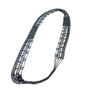 Asymmetrical Wire Ladder Necklace