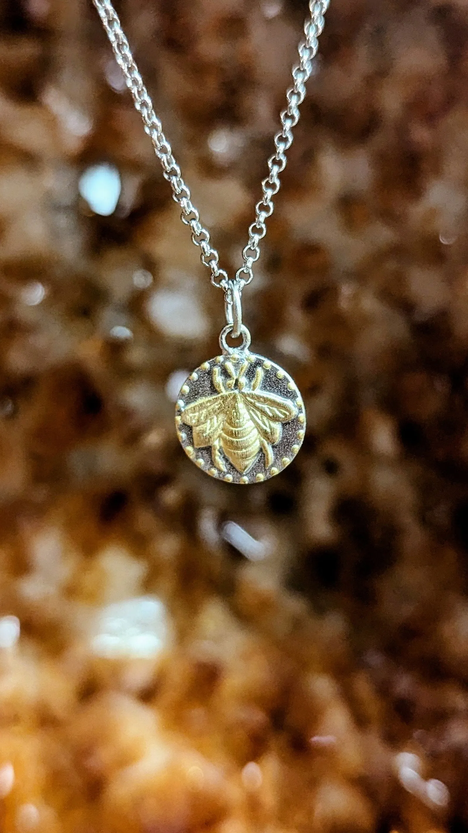 Bee Pendant or Charm