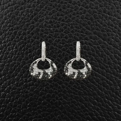 Black & White Diamond Earrings