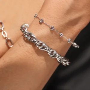 Bold Rope Chain Bracelet