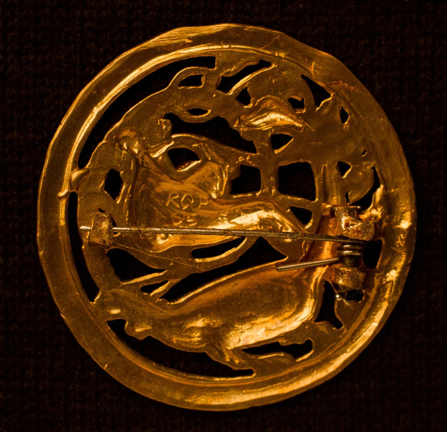 Brooch with Phoenix and Bird - W-31