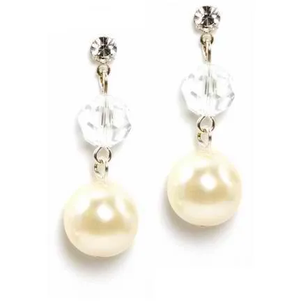 Brooklyn Colored Pearl and Crystal Earrings