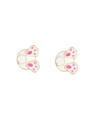 Bunny Paws Stud Earrings