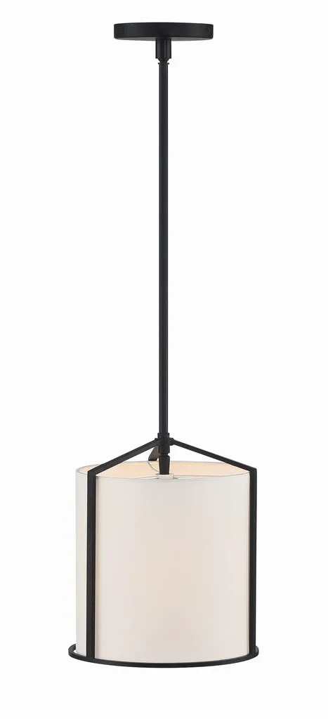 Carlyn 1 Light Black Mini Pendant