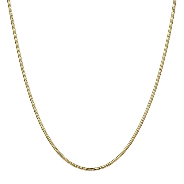 Classy Men 3mm Gold Snake Chain Necklace