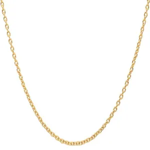 Classy Men 4mm Gold Rolo Chain Necklace