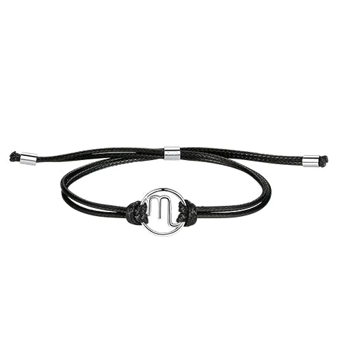 Classy Men Scorpio 925 Silver Zodiac Bracelet