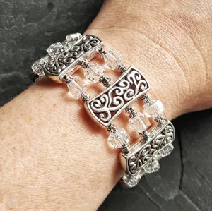 CLEARANCE Crystal Bracelet Vine Celtic Jewelry