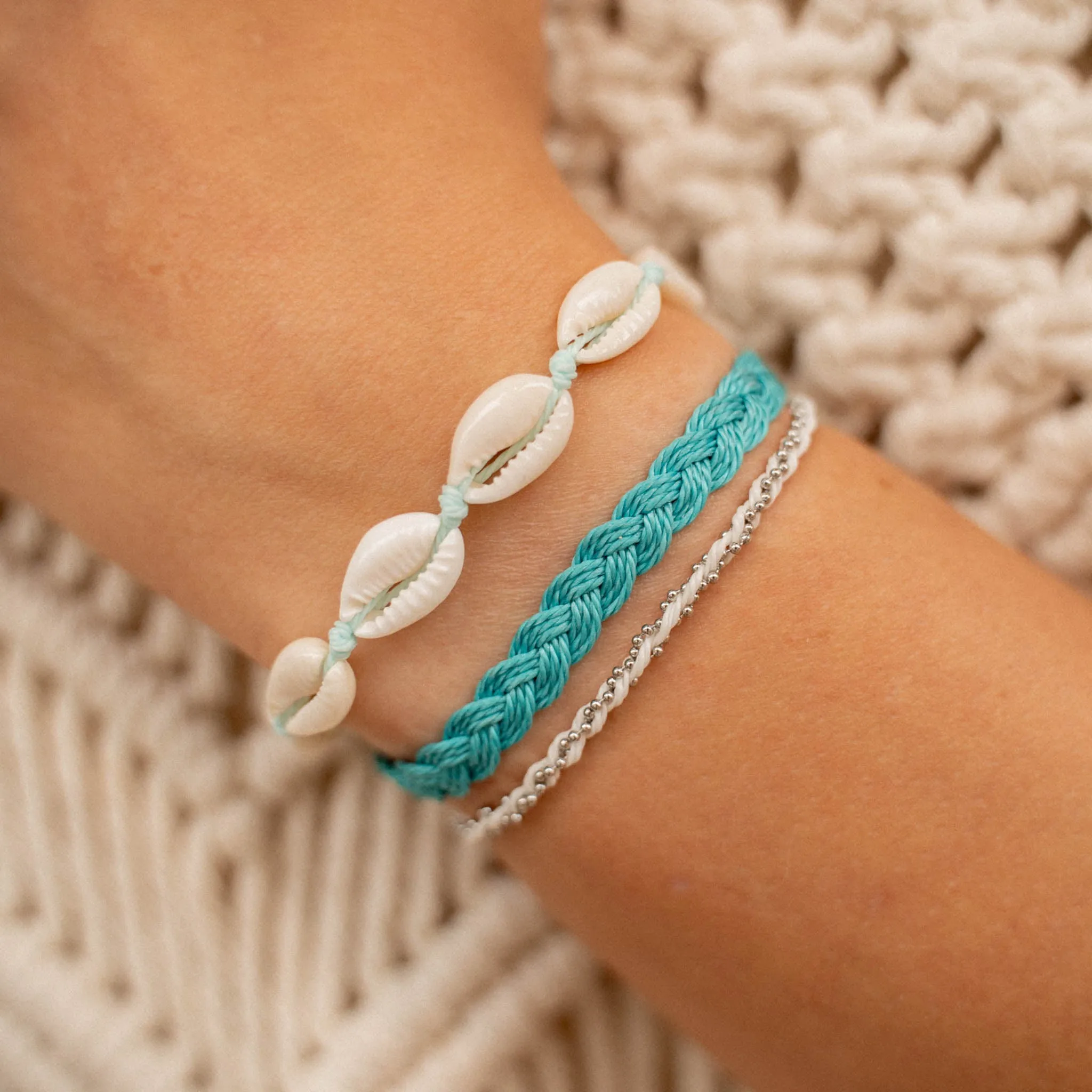 Cowrie Shell Bracelet Set