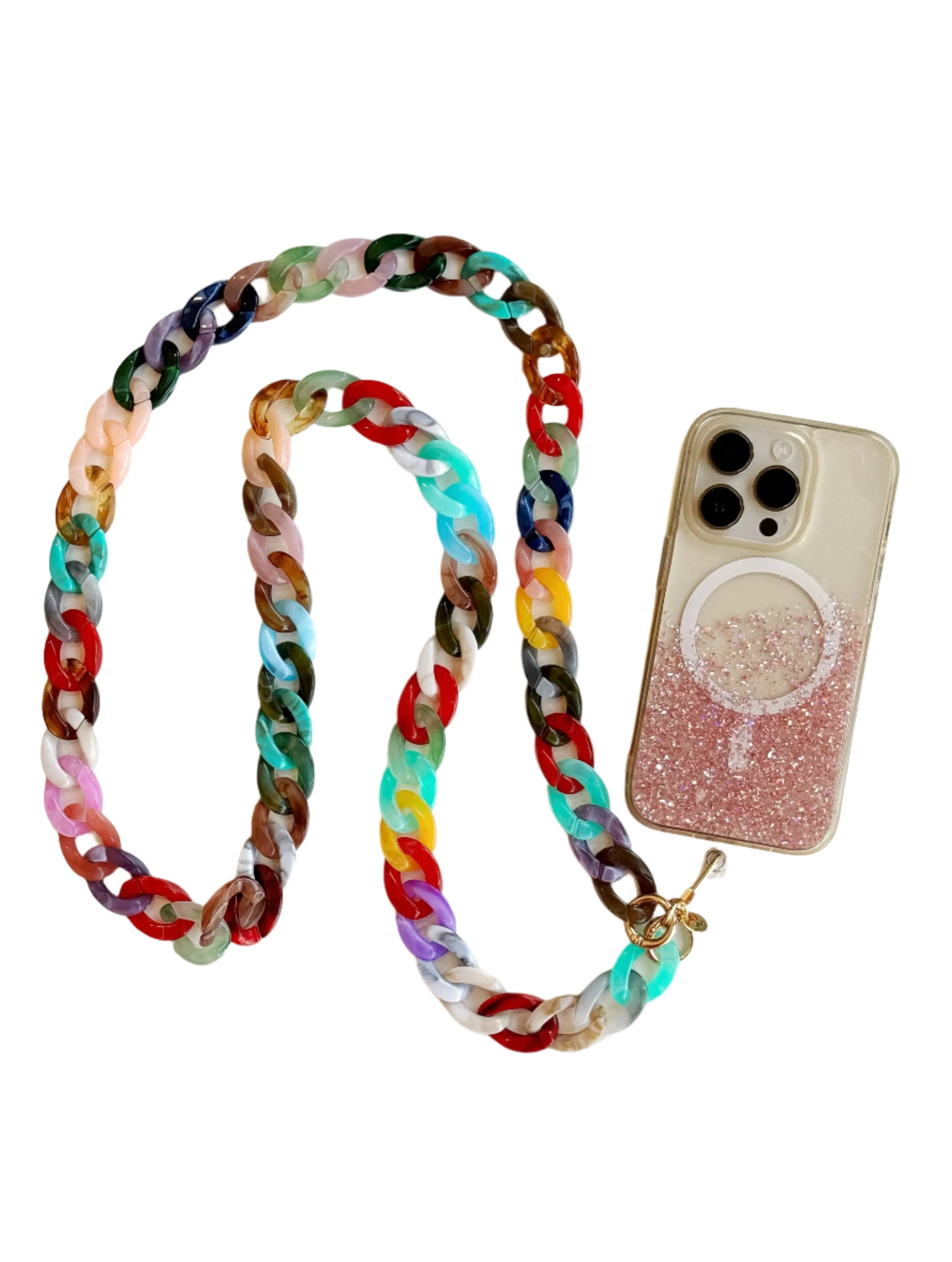 Cross Body Phone Chain - Multi