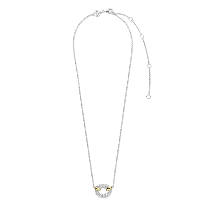 Cubic Zirconia Oval Necklace