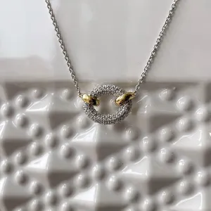 Cubic Zirconia Oval Necklace