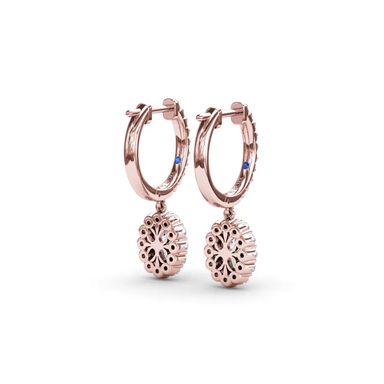 Dazzling Diamond Drop Earrings