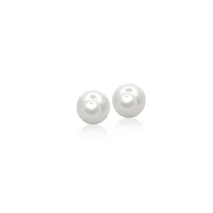 Double Pearl Stud Earrings