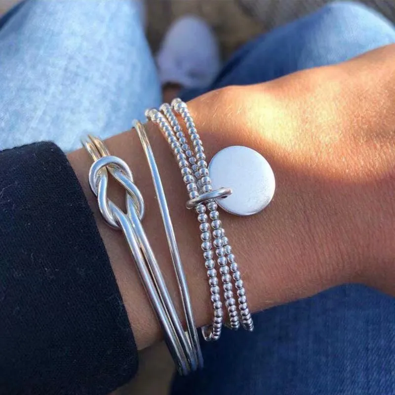 Dreamy Layered Boho Bracelet with Minimalist Style - Vienna Verve Collection