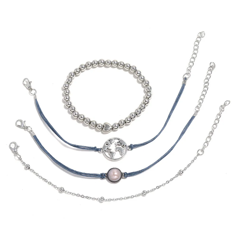 Dreamy Layered Boho Bracelet with Minimalist Style - Vienna Verve Collection