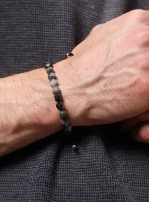 Eagle Eye Gemstone Bead Bracelet for Men