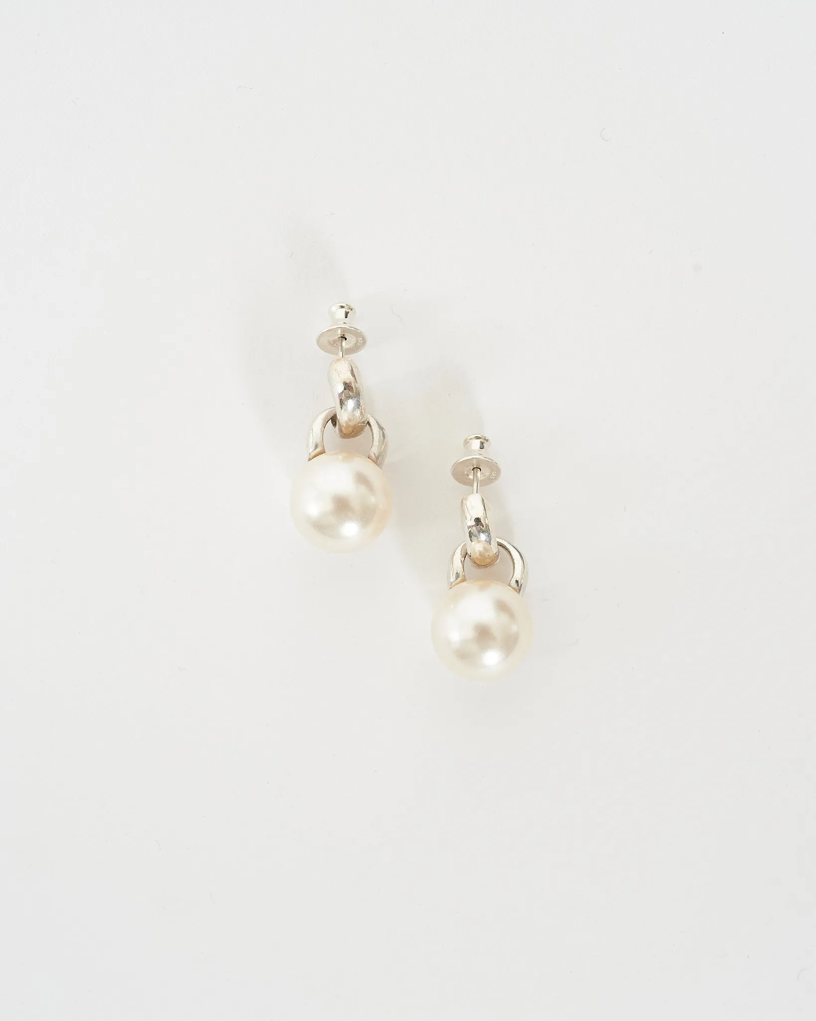 Everyday Pearl Earrings in Sterling Silver