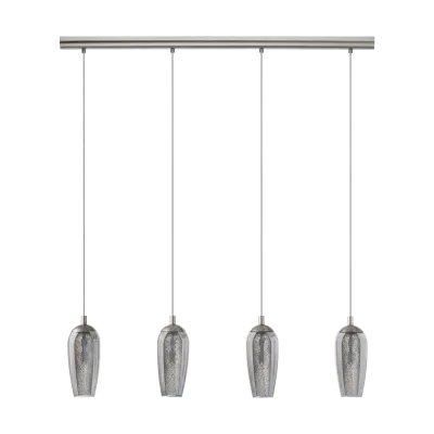 Farsala 4lt Bar with Smoked Glass and Crystal Center