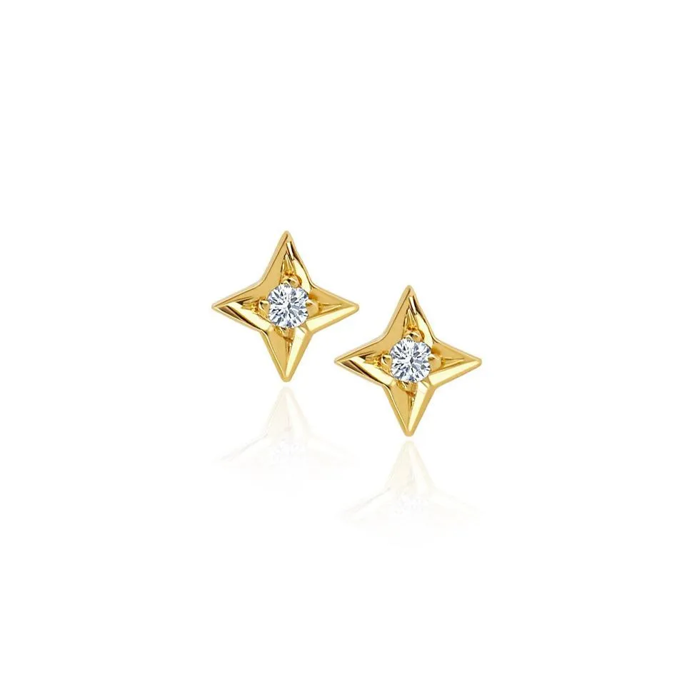 Four Point Star Studs