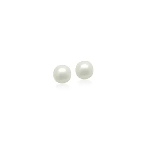 Freshwater Pearl Round Earrings