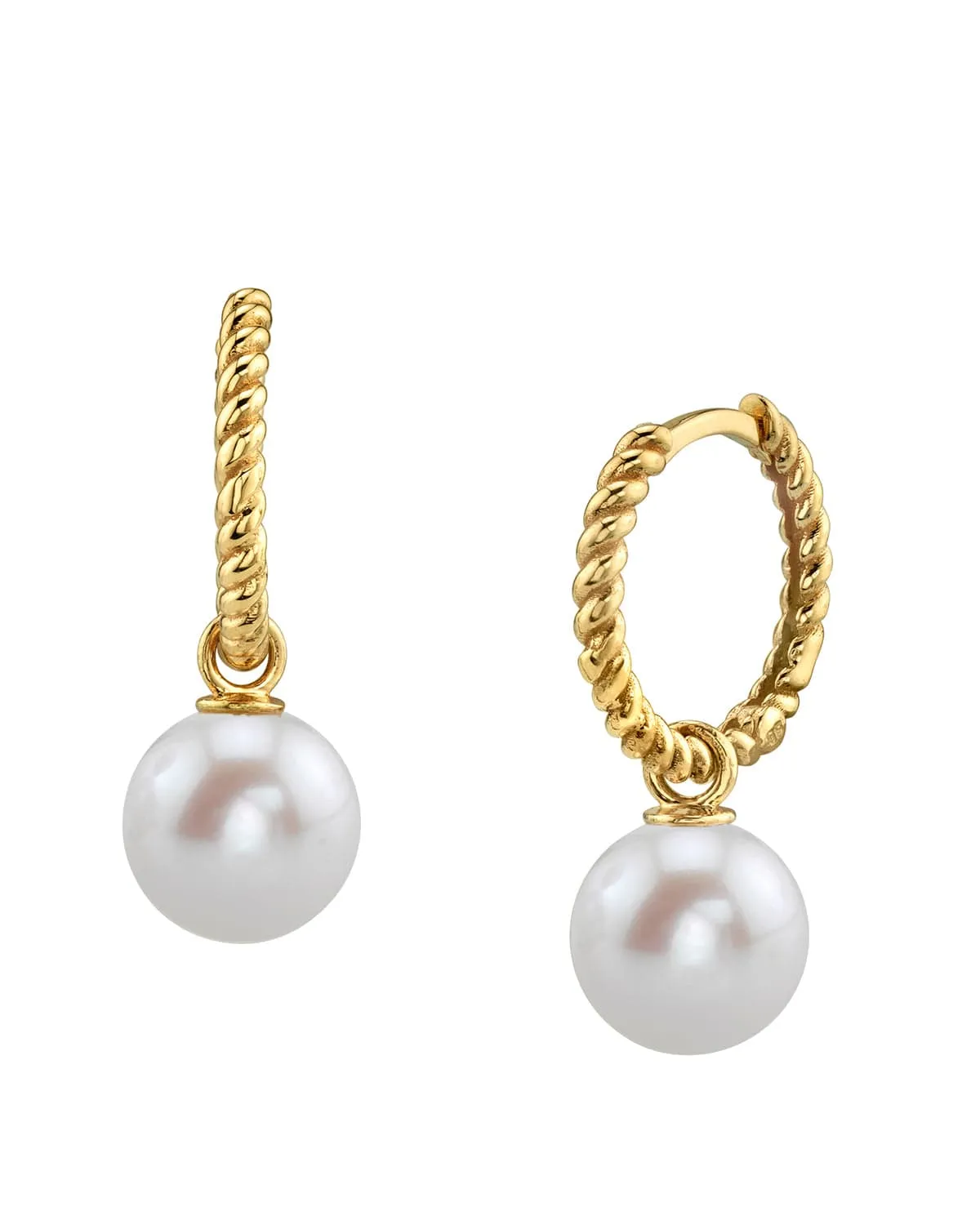 Freshwater Pearl Via Earrings