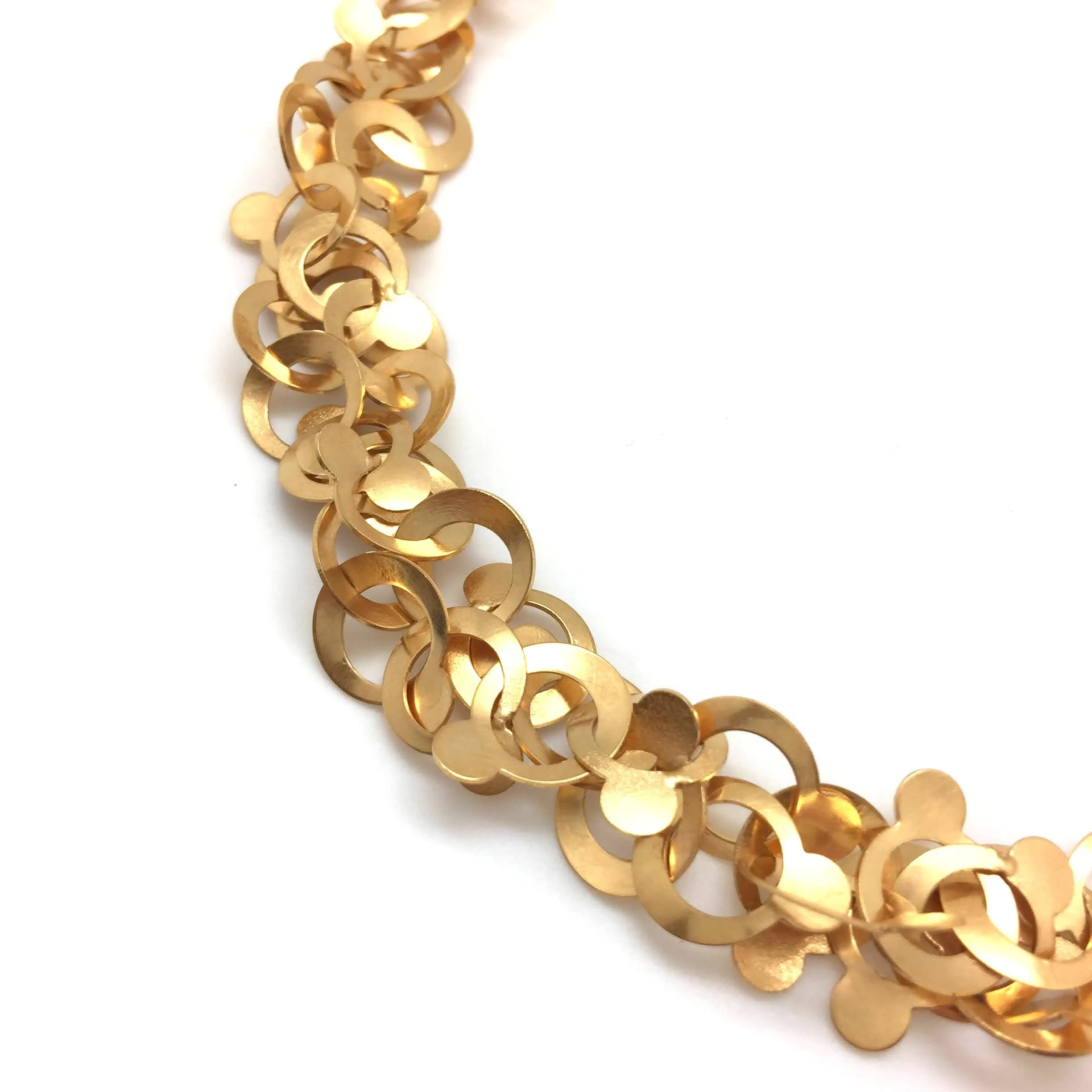 Gold Entangled Necklace