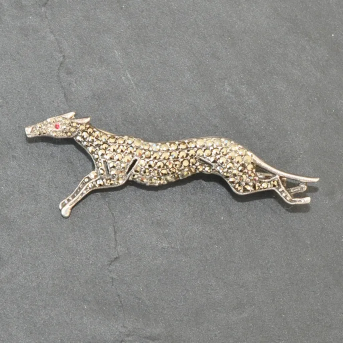 Greyhound Brooch