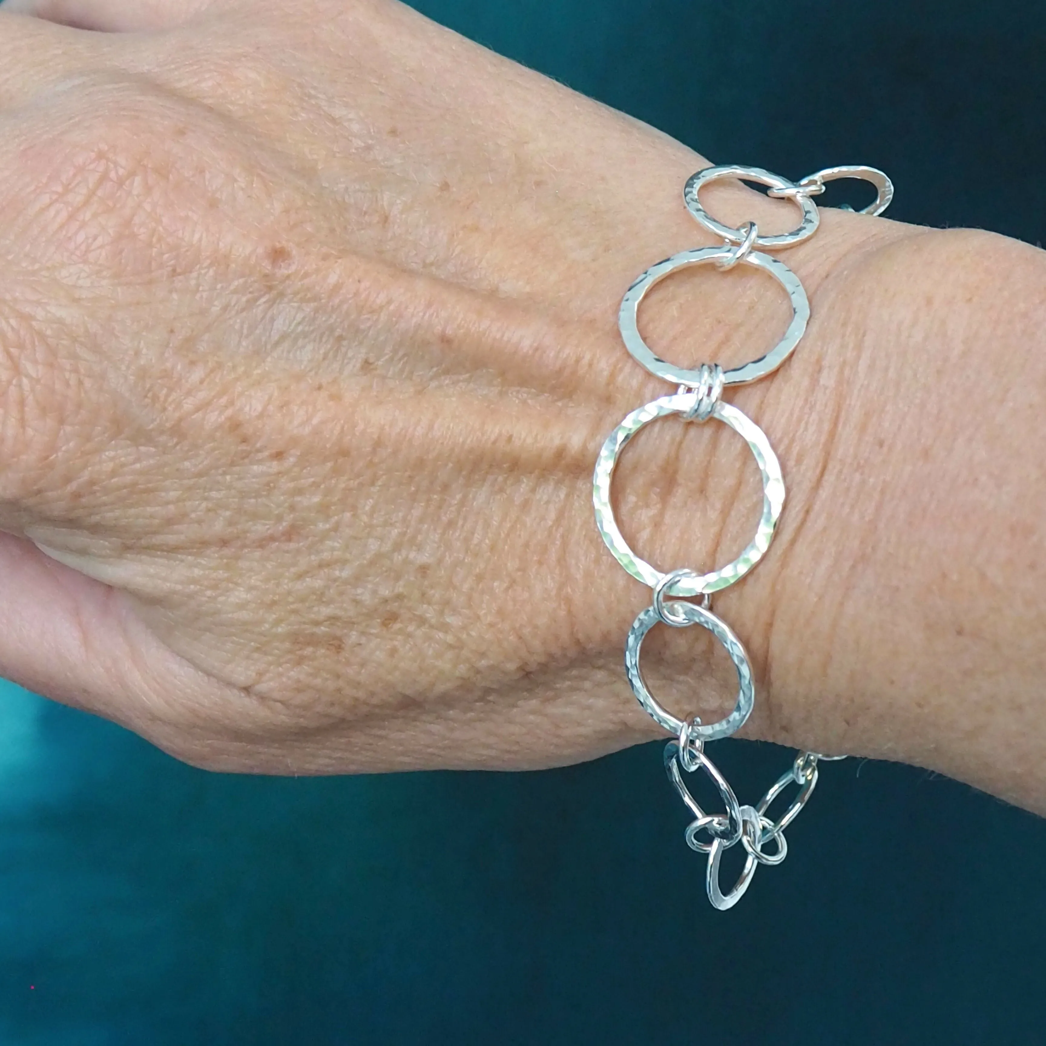 Handmade Silver Chain Bracelet - Hallmarked