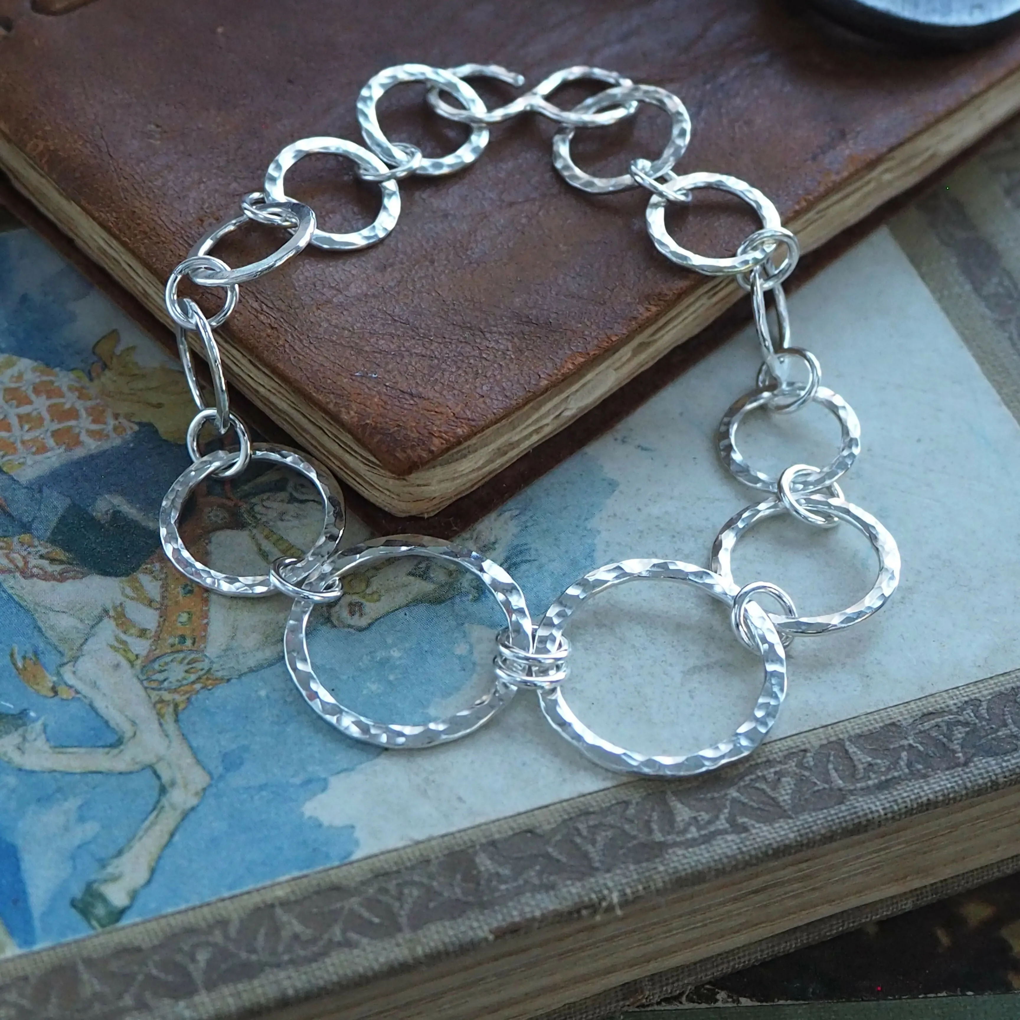 Handmade Silver Chain Bracelet - Hallmarked