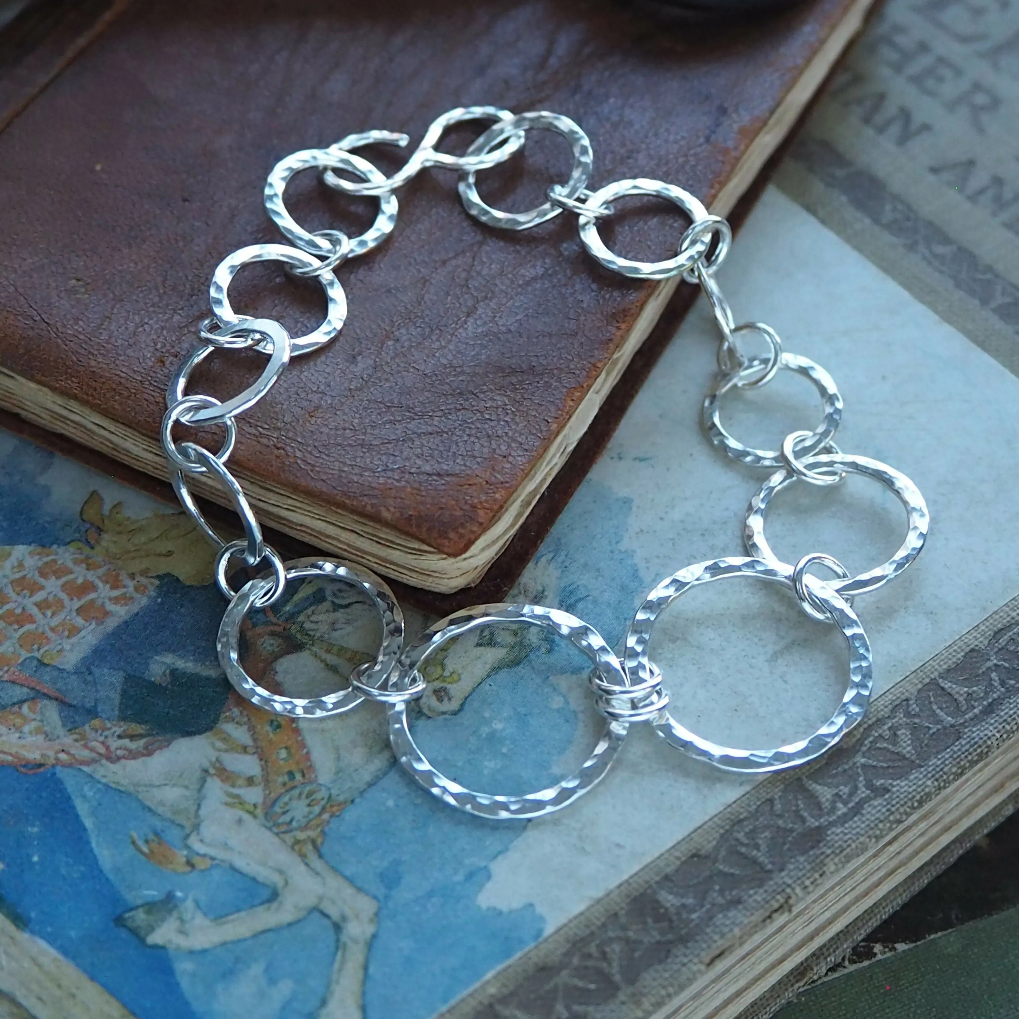 Handmade Silver Chain Bracelet - Hallmarked