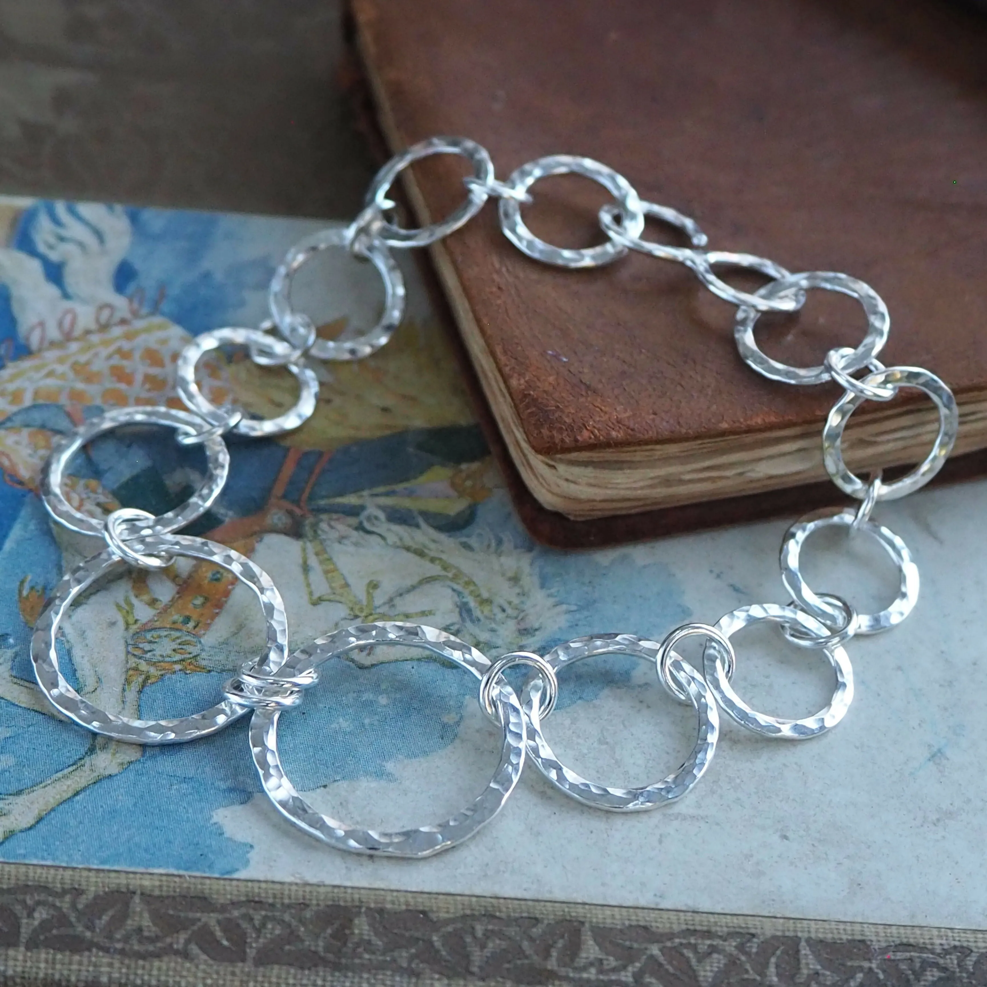 Handmade Silver Chain Bracelet - Hallmarked