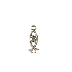 Ichthys (Jesus Fish) Symbol Charm