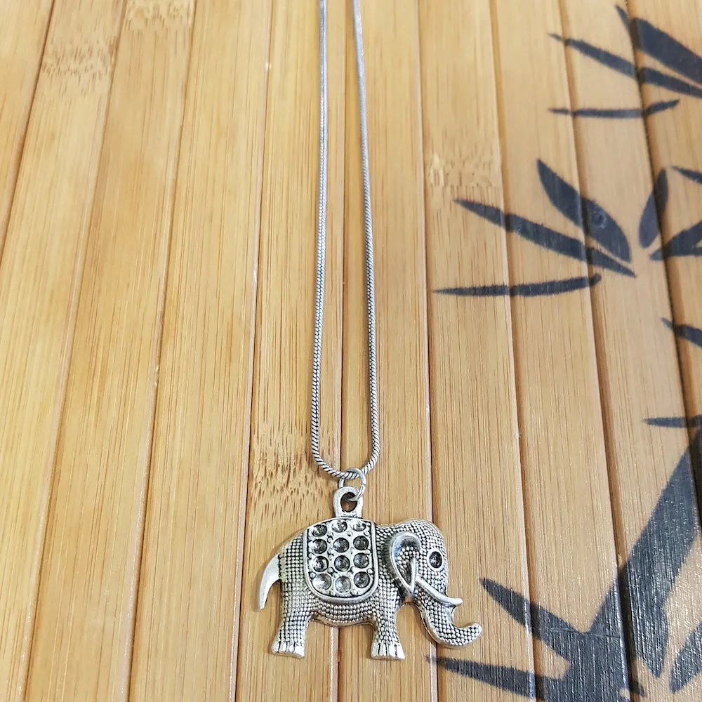 Imeora  Elephant Pendant With 20 inch Chain