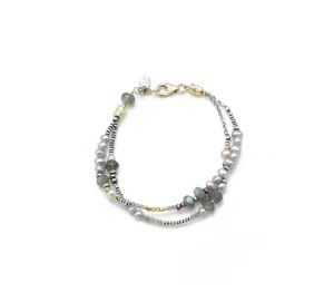 J&I Double Strand Bracelet with the Greys