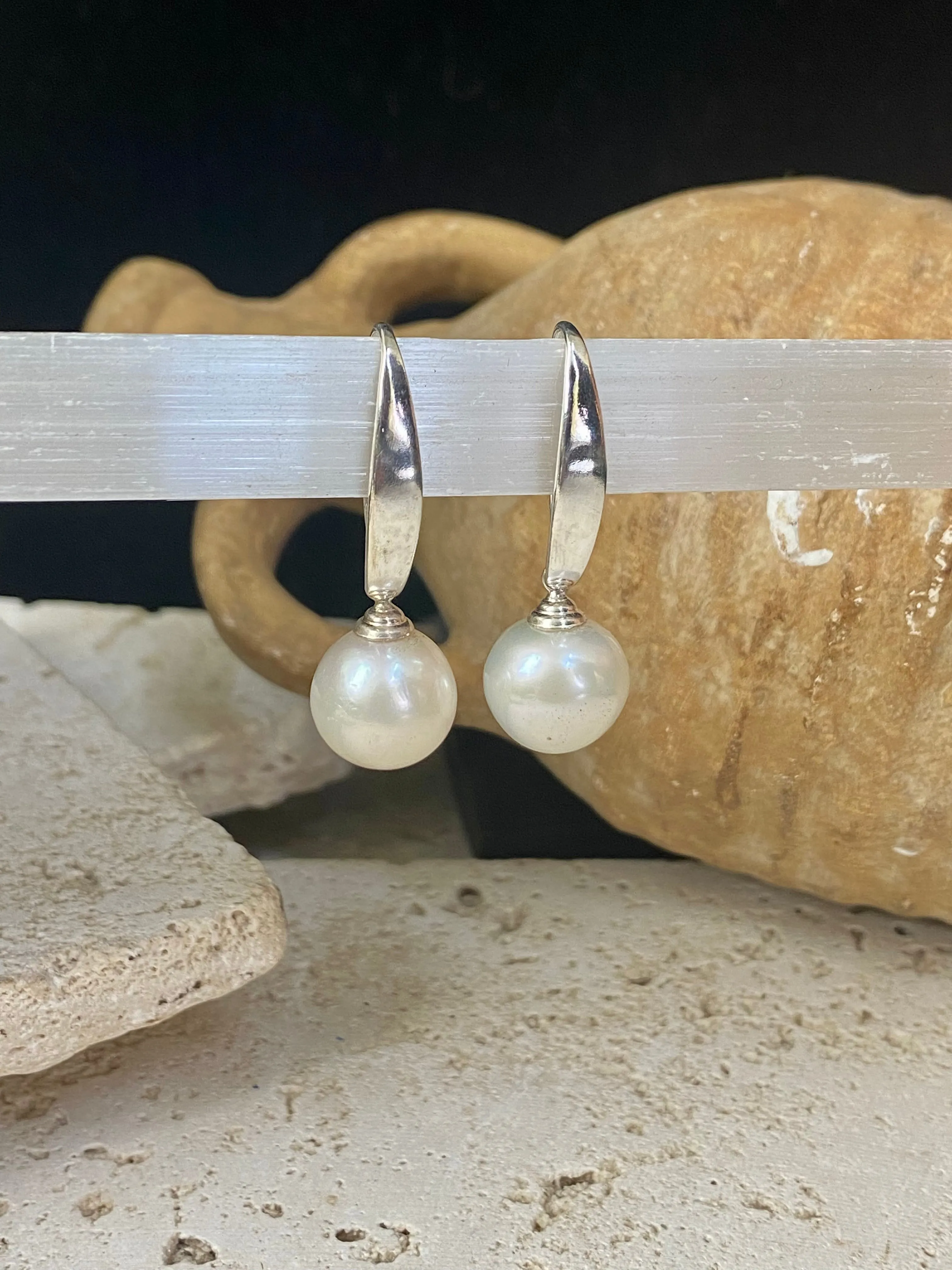 Large Pearl Earrings