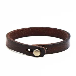 Lennart Minimalist Cowhide Leather Bracelet