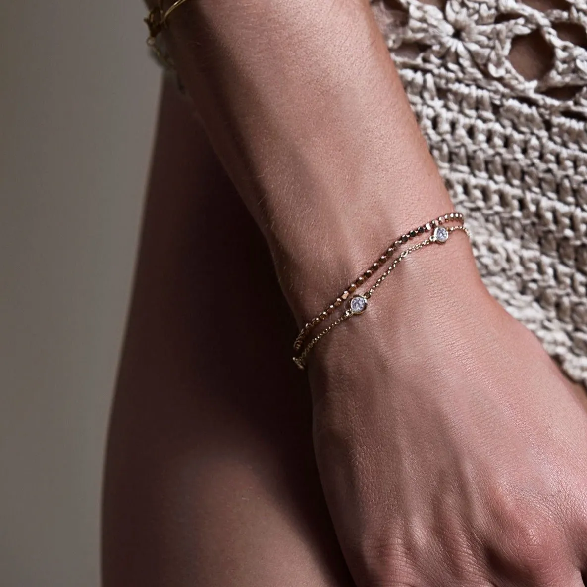 Mae Beaded Chain Bracelet