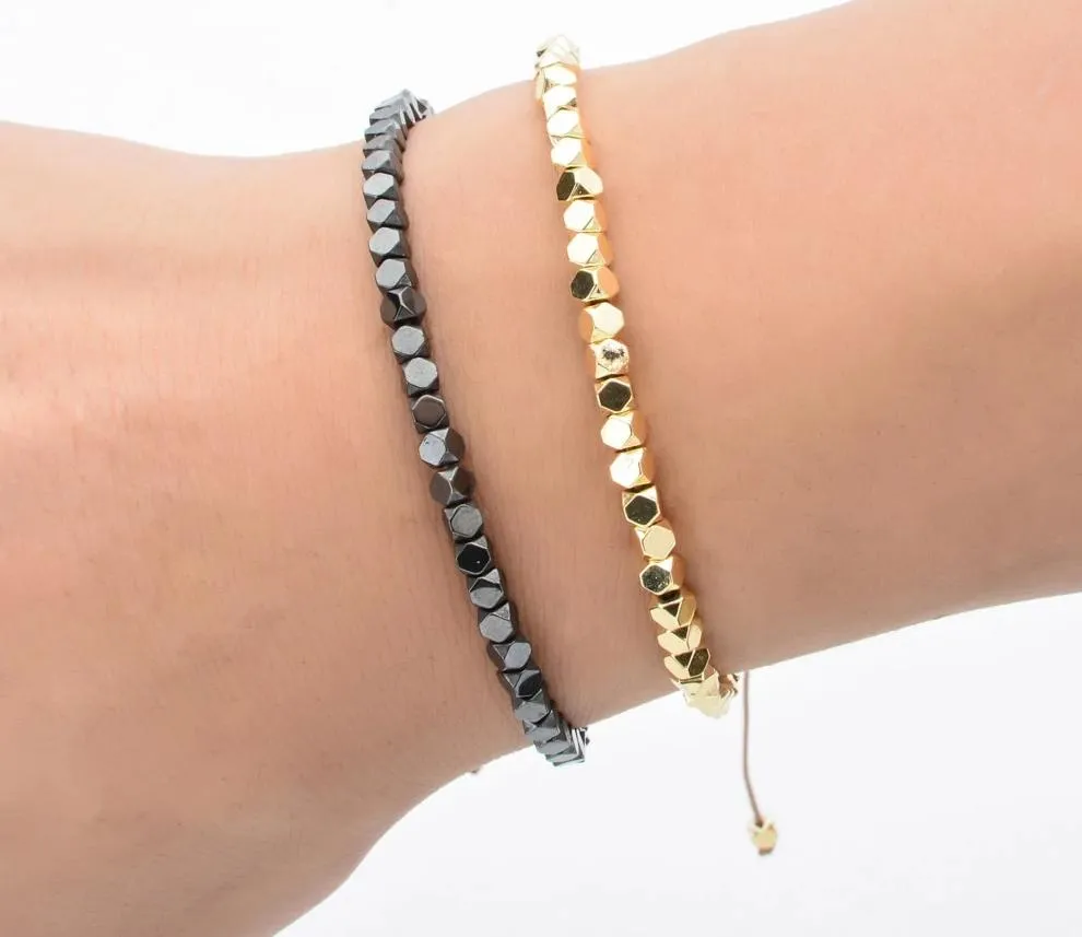 Minimalist Adjustable Round Gold/Silver Bracelets