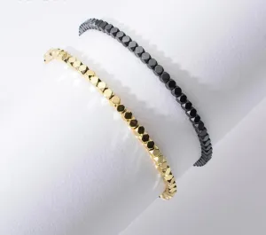 Minimalist Adjustable Round Gold/Silver Bracelets