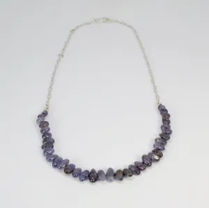 NEW! Tanzanite Beaded Necklace by Rina Young