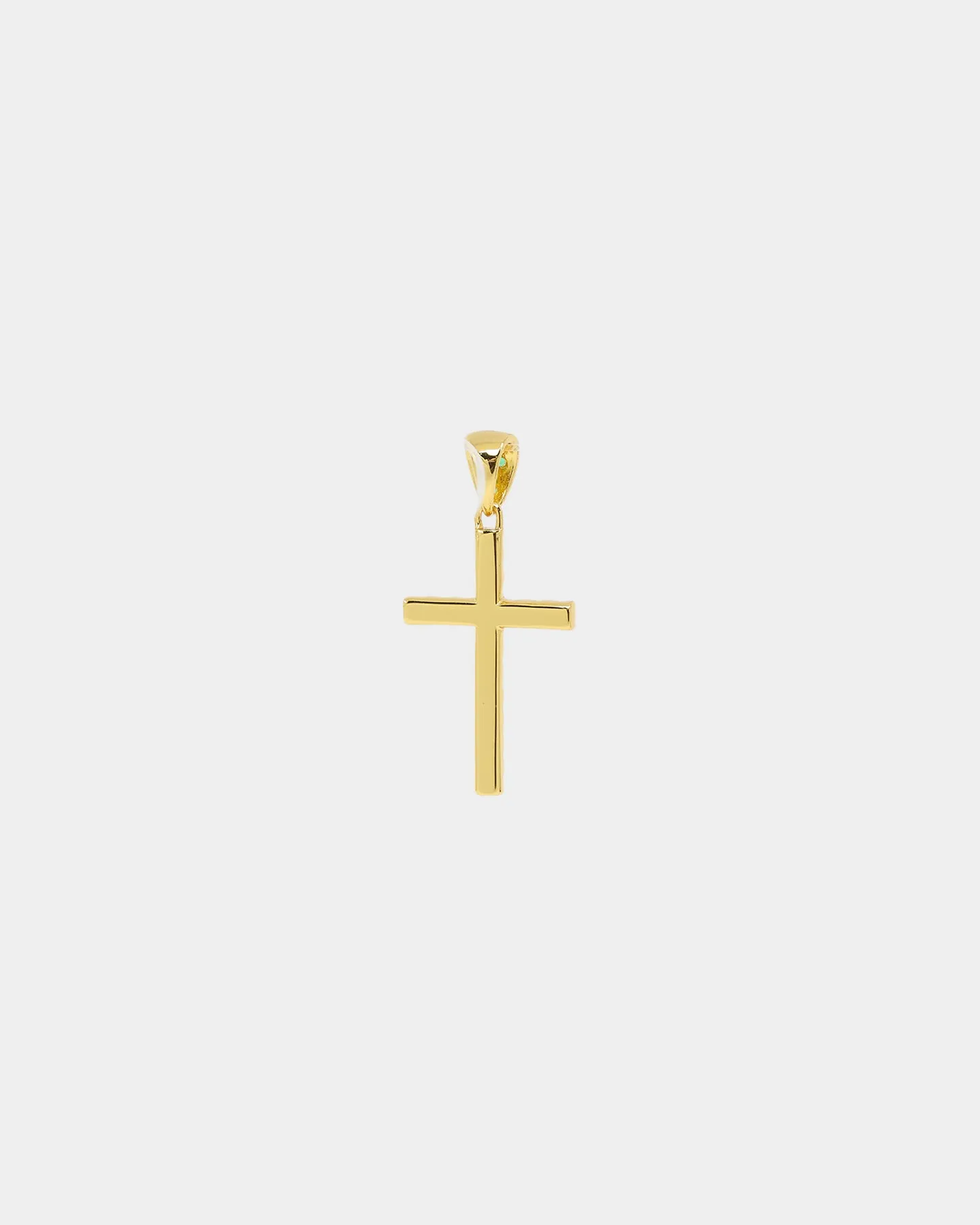 NXS Classic Mini Cross Pendant Gold/Green