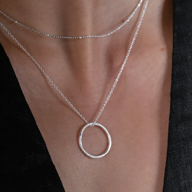 One & Eight Silver Larissa Necklace